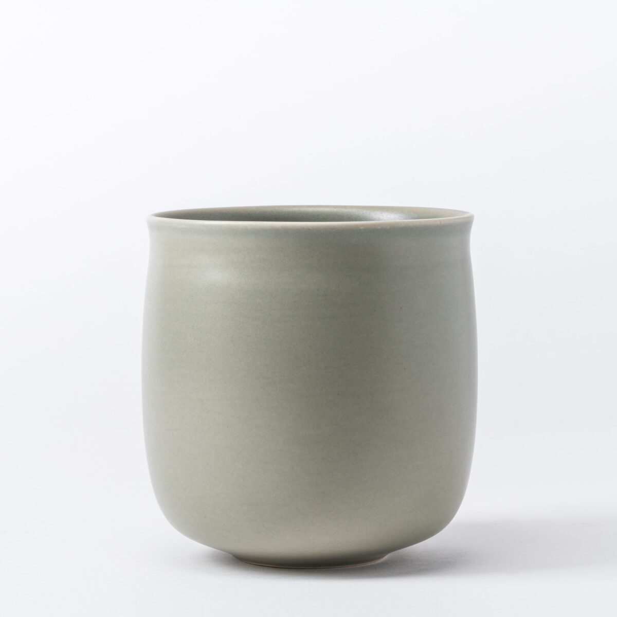 Olive Green Soft Curve Vase